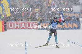 18.01.2020, Ruhpolding, Germany (GER): Quentin Fillon Maillet (FRA) -  IBU world cup biathlon, relay men, Ruhpolding (GER). www.nordicfocus.com. ©Tumashov/NordicFocus. Every downloaded picture is fee-liable.