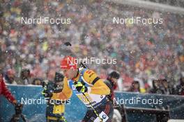 18.01.2020, Ruhpolding, Germany (GER): Arnd Peiffer (GER) -  IBU world cup biathlon, relay men, Ruhpolding (GER). www.nordicfocus.com. © Manzoni/NordicFocus. Every downloaded picture is fee-liable.