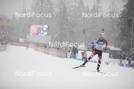 18.01.2020, Ruhpolding, Germany (GER): Felix Leitner (AUT) -  IBU world cup biathlon, relay men, Ruhpolding (GER). www.nordicfocus.com. © Manzoni/NordicFocus. Every downloaded picture is fee-liable.