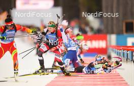 17.01.2020, Ruhpolding, Germany (GER): Lisa Theresa Hauser (AUT) -  IBU world cup biathlon, relay women, Ruhpolding (GER). www.nordicfocus.com. © Tumashov/NordicFocus. Every downloaded picture is fee-liable.