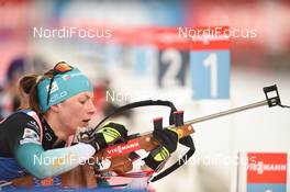 17.01.2020, Ruhpolding, Germany (GER): Justine Braisaz (FRA) -  IBU world cup biathlon, relay women, Ruhpolding (GER). www.nordicfocus.com. © Tumashov/NordicFocus. Every downloaded picture is fee-liable.