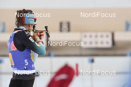 17.01.2020, Ruhpolding, Germany (GER): Celia Aymonier (FRA) -  IBU world cup biathlon, relay women, Ruhpolding (GER). www.nordicfocus.com. © Tumashov/NordicFocus. Every downloaded picture is fee-liable.
