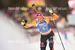 17.01.2020, Ruhpolding, Germany (GER): Denise Herrmann (GER) -  IBU world cup biathlon, relay women, Ruhpolding (GER). www.nordicfocus.com. © Tumashov/NordicFocus. Every downloaded picture is fee-liable.