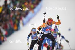 17.01.2020, Ruhpolding, Germany (GER): Karolin Horchler (GER) -  IBU world cup biathlon, relay women, Ruhpolding (GER). www.nordicfocus.com. © Tumashov/NordicFocus. Every downloaded picture is fee-liable.