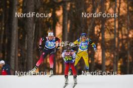 17.01.2020, Ruhpolding, Germany (GER): Ingrid Landmark Tandrevold (NOR), Linn Persson (SWE) -  IBU world cup biathlon, relay women, Ruhpolding (GER). www.nordicfocus.com. © Tumashov/NordicFocus. Every downloaded picture is fee-liable.
