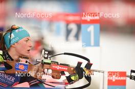 17.01.2020, Ruhpolding, Germany (GER): Justine Braisaz (FRA) -  IBU world cup biathlon, relay women, Ruhpolding (GER). www.nordicfocus.com. © Tumashov/NordicFocus. Every downloaded picture is fee-liable.