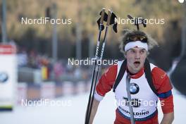 16.01.2020, Ruhpolding, Germany (GER): Jules Burnotte (CAN) -  IBU world cup biathlon, sprint men, Ruhpolding (GER). www.nordicfocus.com. © Manzoni/NordicFocus. Every downloaded picture is fee-liable.