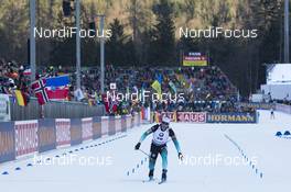16.01.2020, Ruhpolding, Germany (GER): Antonin Guigonnat (FRA) -  IBU world cup biathlon, sprint men, Ruhpolding (GER). www.nordicfocus.com. © Manzoni/NordicFocus. Every downloaded picture is fee-liable.