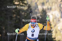 16.01.2020, Ruhpolding, Germany (GER): Johannes Kuehn (GER) -  IBU world cup biathlon, sprint men, Ruhpolding (GER). www.nordicfocus.com. © Manzoni/NordicFocus. Every downloaded picture is fee-liable.