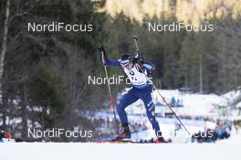 16.01.2020, Ruhpolding, Germany (GER): Dominik Windisch (ITA) -  IBU world cup biathlon, sprint men, Ruhpolding (GER). www.nordicfocus.com. © Manzoni/NordicFocus. Every downloaded picture is fee-liable.