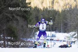 16.01.2020, Ruhpolding, Germany (GER): Dmytro Pidruchnyi (UKR) -  IBU world cup biathlon, sprint men, Ruhpolding (GER). www.nordicfocus.com. © Manzoni/NordicFocus. Every downloaded picture is fee-liable.