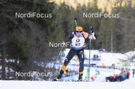 16.01.2020, Ruhpolding, Germany (GER): Andrejs Rastorgujevs (LAT) -  IBU world cup biathlon, sprint men, Ruhpolding (GER). www.nordicfocus.com. © Manzoni/NordicFocus. Every downloaded picture is fee-liable.