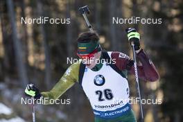 16.01.2020, Ruhpolding, Germany (GER): Vytautas Strolia (LTU) -  IBU world cup biathlon, sprint men, Ruhpolding (GER). www.nordicfocus.com. © Manzoni/NordicFocus. Every downloaded picture is fee-liable.