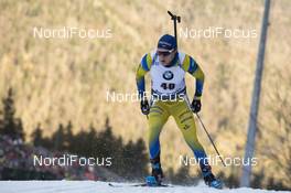 16.01.2020, Ruhpolding, Germany (GER): Sebastian Samuelsson (SWE) -  IBU world cup biathlon, sprint men, Ruhpolding (GER). www.nordicfocus.com. © Manzoni/NordicFocus. Every downloaded picture is fee-liable.
