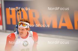 16.01.2020, Ruhpolding, Germany (GER): Aidan Millar (CAN) -  IBU world cup biathlon, sprint men, Ruhpolding (GER). www.nordicfocus.com. © Tumashov/NordicFocus. Every downloaded picture is fee-liable.