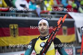 16.01.2020, Ruhpolding, Germany (GER): Martin Fourcade (FRA) -  IBU world cup biathlon, sprint men, Ruhpolding (GER). www.nordicfocus.com. © Manzoni/NordicFocus. Every downloaded picture is fee-liable.