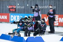16.01.2020, Ruhpolding, Germany (GER): Event Feature: Photographers at the shooting range -  IBU world cup biathlon, sprint men, Ruhpolding (GER). www.nordicfocus.com. © Manzoni/NordicFocus. Every downloaded picture is fee-liable.
