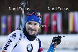 16.01.2020, Ruhpolding, Germany (GER): Jeremy Finello (SUI) -  IBU world cup biathlon, sprint men, Ruhpolding (GER). www.nordicfocus.com. © Manzoni/NordicFocus. Every downloaded picture is fee-liable.