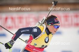 15.01.2020, Ruhpolding, Germany (GER): Dorothea Wierer (ITA) -  IBU world cup biathlon, sprint women, Ruhpolding (GER). www.nordicfocus.com. © Tumashov/NordicFocus. Every downloaded picture is fee-liable.