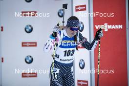 15.01.2020, Ruhpolding, Germany (GER): Deedra Irwin (USA) -  IBU world cup biathlon, sprint women, Ruhpolding (GER). www.nordicfocus.com. © Manzoni/NordicFocus. Every downloaded picture is fee-liable.