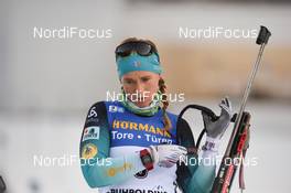 15.01.2020, Ruhpolding, Germany (GER): Anais Bescond (FRA) -  IBU world cup biathlon, sprint women, Ruhpolding (GER). www.nordicfocus.com. © Tumashov/NordicFocus. Every downloaded picture is fee-liable.