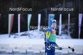 14.01.2020, Ruhpolding, Germany (GER): Sebastian Samuelsson (SWE) -  IBU world cup biathlon, training, Ruhpolding (GER). www.nordicfocus.com. © Manzoni/NordicFocus. Every downloaded picture is fee-liable.