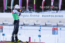 14.01.2020, Ruhpolding, Germany (GER): Felix Leitner (AUT) -  IBU world cup biathlon, training, Ruhpolding (GER). www.nordicfocus.com. © Manzoni/NordicFocus. Every downloaded picture is fee-liable.