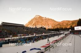 14.01.2020, Ruhpolding, Germany (GER): Event Feature: The stadium Ruhpolding -  IBU world cup biathlon, training, Ruhpolding (GER). www.nordicfocus.com. © Tumashov/NordicFocus. Every downloaded picture is fee-liable.