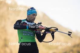 14.01.2020, Ruhpolding, Germany (GER): Simon Desthieux (FRA) -  IBU world cup biathlon, training, Ruhpolding (GER). www.nordicfocus.com. © Manzoni/NordicFocus. Every downloaded picture is fee-liable.
