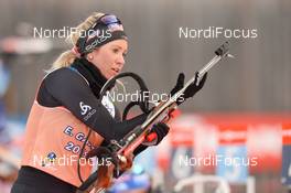 14.01.2020, Ruhpolding, Germany (GER): Elisa Gasparin (SUI) -  IBU world cup biathlon, training, Ruhpolding (GER). www.nordicfocus.com. © Tumashov/NordicFocus. Every downloaded picture is fee-liable.