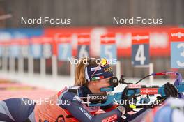 14.01.2020, Ruhpolding, Germany (GER): Lisa Vittozzi (ITA) -  IBU world cup biathlon, training, Ruhpolding (GER). www.nordicfocus.com. © Tumashov/NordicFocus. Every downloaded picture is fee-liable.