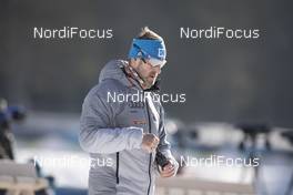 23.01.2020, Pokljuka, Slovenia (SLO): Mark Kirchner (GER) coach Team Germany -  IBU world cup biathlon, individual men, Pokljuka (SLO). www.nordicfocus.com. © Manzoni/NordicFocus. Every downloaded picture is fee-liable.