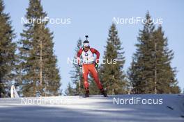 23.01.2020, Pokljuka, Slovenia (SLO): Scott Gow (CAN) -  IBU world cup biathlon, individual men, Pokljuka (SLO). www.nordicfocus.com. © Manzoni/NordicFocus. Every downloaded picture is fee-liable.