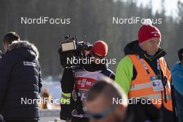 23.01.2020, Pokljuka, Slovenia (SLO): Marian Hiller (GER), IBU TV -  IBU world cup biathlon, individual men, Pokljuka (SLO). www.nordicfocus.com. © Manzoni/NordicFocus. Every downloaded picture is fee-liable.