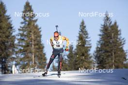 23.01.2020, Pokljuka, Slovenia (SLO): Benedikt Doll (GER) -  IBU world cup biathlon, individual men, Pokljuka (SLO). www.nordicfocus.com. © Manzoni/NordicFocus. Every downloaded picture is fee-liable.