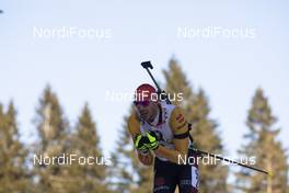 23.01.2020, Pokljuka, Slovenia (SLO): Arnd Peiffer (GER) -  IBU world cup biathlon, individual men, Pokljuka (SLO). www.nordicfocus.com. © Manzoni/NordicFocus. Every downloaded picture is fee-liable.