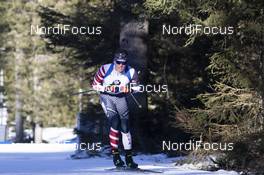 23.01.2020, Pokljuka, Slovenia (SLO): Sean Doherty (USA) -  IBU world cup biathlon, individual men, Pokljuka (SLO). www.nordicfocus.com. © Manzoni/NordicFocus. Every downloaded picture is fee-liable.