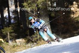 24.01.2020, Pokljuka, Slovenia (SLO): Anais Bescond (FRA) -  IBU world cup biathlon, individual women, Pokljuka (SLO). www.nordicfocus.com. © Manzoni/NordicFocus. Every downloaded picture is fee-liable.