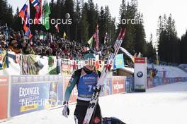 24.01.2020, Pokljuka, Slovenia (SLO): Anais Bescond (FRA) -  IBU world cup biathlon, individual women, Pokljuka (SLO). www.nordicfocus.com. © Manzoni/NordicFocus. Every downloaded picture is fee-liable.