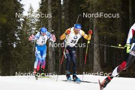 26.01.2020, Pokljuka, Slovenia (SLO): Erik Lesser (GER) -  IBU world cup biathlon, mass men, Pokljuka (SLO). www.nordicfocus.com. © Manzoni/NordicFocus. Every downloaded picture is fee-liable.