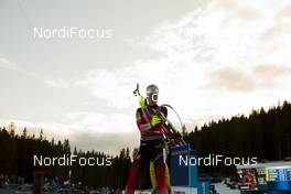 26.01.2020, Pokljuka, Slovenia (SLO): Marte Olsbu Roeiseland (NOR) -  IBU world cup biathlon, mass women, Pokljuka (SLO). www.nordicfocus.com. © Manzoni/NordicFocus. Every downloaded picture is fee-liable.