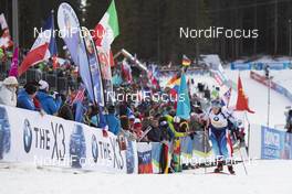 25.01.2020, Pokljuka, Slovenia (SLO): Elisa Gasparin (SUI) -  IBU world cup biathlon, relay mixed, Pokljuka (SLO). www.nordicfocus.com. © Manzoni/NordicFocus. Every downloaded picture is fee-liable.