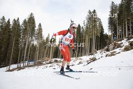 25.01.2020, Pokljuka, Slovenia (SLO): Jules Burnotte (CAN) -  IBU world cup biathlon, relay mixed, Pokljuka (SLO). www.nordicfocus.com. © Manzoni/NordicFocus. Every downloaded picture is fee-liable.