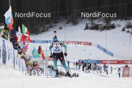 25.01.2020, Pokljuka, Slovenia (SLO): Julia Simon (FRA) -  IBU world cup biathlon, relay mixed, Pokljuka (SLO). www.nordicfocus.com. © Manzoni/NordicFocus. Every downloaded picture is fee-liable.