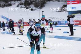 25.01.2020, Pokljuka, Slovenia (SLO): Simon Desthieux (FRA) -  IBU world cup biathlon, relay mixed, Pokljuka (SLO). www.nordicfocus.com. © Manzoni/NordicFocus. Every downloaded picture is fee-liable.