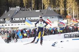 25.01.2020, Pokljuka, Slovenia (SLO): Dominik Windisch (ITA) -  IBU world cup biathlon, relay mixed, Pokljuka (SLO). www.nordicfocus.com. © Manzoni/NordicFocus. Every downloaded picture is fee-liable.