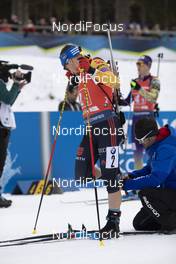 25.01.2020, Pokljuka, Slovenia (SLO): Erik Lesser (GER) -  IBU world cup biathlon, single mixed relay, Pokljuka (SLO). www.nordicfocus.com. © Manzoni/NordicFocus. Every downloaded picture is fee-liable.