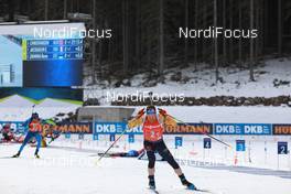 25.01.2020, Pokljuka, Slovenia (SLO): Erik Lesser (GER)  -  IBU world cup biathlon, single mixed relay, Pokljuka (SLO). www.nordicfocus.com. © Manzoni/NordicFocus. Every downloaded picture is fee-liable.