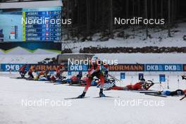 25.01.2020, Pokljuka, Slovenia (SLO): Vetle Sjaastad Christiansen (NOR)   -  IBU world cup biathlon, single mixed relay, Pokljuka (SLO). www.nordicfocus.com. © Manzoni/NordicFocus. Every downloaded picture is fee-liable.