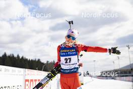 08.03.2020, Nove Mesto, Czech Republic (CZE): Emma Lunder (CAN) - IBU world cup biathlon, mass women, Nove Mesto (CZE). www.nordicfocus.com. © Manzoni/NordicFocus. Every downloaded picture is fee-liable.